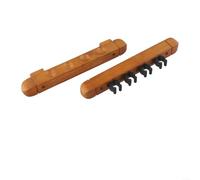 Supporto per stecche da biliardo, montaggio a parete, in legno, 4 scanalature, per stecche da biliardo, design classico, lunghezza 27 cm (nero)