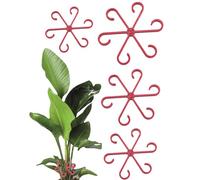 Supporto per steli delle piante, 4 clip per piante, clip di supporto per piante rampicanti, ideale per crescere in posizione verticale, fornendo stabilità incoraggiando una crescita più