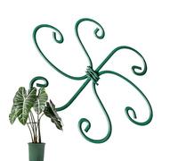 Supporto per steli di piante da interno, tutor, in metallo, riutilizzabile | Accessori per piante da interno per giardino, serra, vaso, orchidea, traliccio, casa