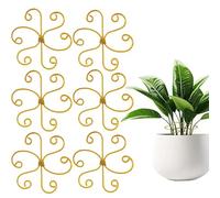 Supporto per steli per piante, stabilizzatore per piante rampicanti da appartamento, mollette di supporto riutilizzabili per la crescita delle piante bonsai Monstera e l'allenamento verticale, 6 pezzi