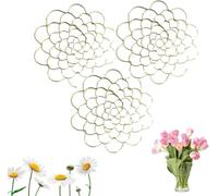 Supporto per stelo a griglia Flower Frog per vaso, accessori riutilizzabili in acciaio inox per la disposizione dei fiori, inserto porta-stelo per piante, per il fissaggio delle piante