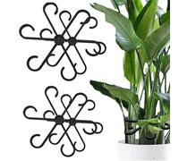 Supporto per stelo, supporto per piante - Pinze di supporto per piantagione da 4 pezzi | Clip di supporto da giardino per Alocasia e Monstera per crescere in posizione verticale e renderli più sani