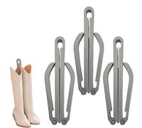 Supporto per stivale pieghevole - Clip per scarpe resistente agli odori e alle pieghe | Sùpport di estensione Dè Bòtte Lunga Eť Corta Řeglable, da Bote per uomini e donne, supporto, grigio, Se