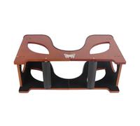 Supporto per strumenti regolabile a forma di barili Supporto per chitarra Hollow Out Mensola per chitarra Supporto per chitarra Base pieghevole Ukulele Stand