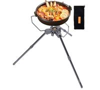 Supporto per stufa, supporto per stufa esterna,Supporto per treppiede per | Outdoor - Utensili da cucina, interfaccia nucleo in rame, per escursionismo, picnic, Barbec