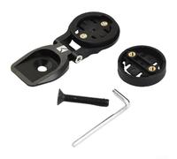 Supporto per supporto GPS per computer da bicicletta in lega di alluminio per Garmin per Bryton Syncros Fraser IC SL Hixon Stem Top Cap Holder nero leggero ciclismo