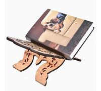 Supporto per supporto per Bibbia, pannello a densità lunga 29,2 cm Supporto per Corano Decorativo per scaffale per libri islamici per la lettura del libro sacro