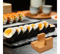 Supporto per Sushi in Legno, Porta Rotoli di Sushi, Vassoio Decorativo E