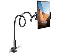 Supporto per tablet a collo d'oca, supporto per tablet regolabile a 360, braccio flessibile, morsetto per montaggio su tablet compatibile,