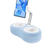 Supporto per tablet a cuscino,Supporto per tablet con cuscino,Supporto per cuscino per telefono e tablet per letto | Supporto per cuscino per tablet con ciotola per snack, supporto per alm