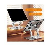 Supporto per tablet (argento) regolabile, pieghevole, per iPad Pro Air Mini 11 12.9 Macbook Samsung