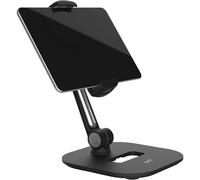 Supporto per tablet con stabilità superiore, angolo di rotazione regolabile per dispositivi da 4,7" a 12,9", accessorio da scrivania che garantisce