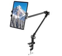 Supporto per Tablet con Supporto per Treppiede Ipad Telefono A 360°, Supporto per Videocamera Proiettore Webcam A Braccio Lungo Da 27 Pollici Scrivania, Adatto per 4,7"-13" iPad Pro, Galaxy, iphone