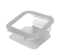 Supporto per tablet, cuscinetto refrigerante portatile in lega, regolabile in altezza con 2 porte USB per uso e ufficio, base antiscivolo per laptop