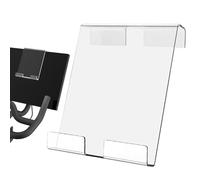 Supporto per tablet da bicicletta, in acrilico, supporto per lettura per tapis roulant per cyclette, supporto trasparente per telefono e tablet per accessori fitness, supporto da lettura leggero per