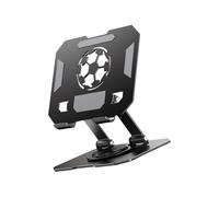 Supporto per tablet da tavolo regolabile pieghevole a doppio asse con rotazione a 360 gradi con base antiscivolo per telefoni e pad a 13 pollici Supporto per tablet regolabile pieghevole a doppio