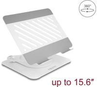 Supporto per tablet e notebook Delock regolabile in alluminio - ruotabile a 360 NEW