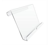 Supporto per tablet in acrilico per tapis roulant, porta riviste, espositore portatile per tablet, supporto per esercizi, corsa, lettura, bici A