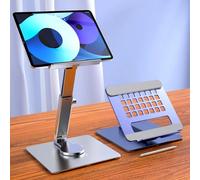 Supporto per tablet in alluminio 360 ° Supporto da scrivania regolabile pieghevole girevole per iPad Pro Air 4 Mini 12,9 4-14 pollici Xiaomi Tab