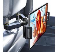 Supporto per tablet iPad per climi caldi, con morsetto profondo e design pieghevole per montaggio su poggiatesta, sedile posteriore e accessori da