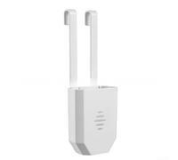 Supporto per tablet per la pulizia del serbatoio del WC, supporto da appendere, salvaspazio, per sopra il WC, in metallo ABS, nero, bianco, 19,7 x 7,2 x 4,3 cm, si adatta alla maggior parte dei