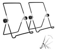 Supporto per tablet pieghevole, display resistente e stabile, adatto a vari oggetti come libri, opere d'arte e foto, angolo regolabile per una