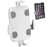Maclean MC-469W Supporto per tablet pubblicitari, montaggio a parete con dispositivo di blocco, 7,9"-11", universale (Bianco)