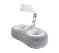 Supporto per tablet regolabile con cuscino, morbido supporto per cellulare in peluche per letto | adatto per tablet/telefoni da 4,7 a 13 pollici, design creativo e rilassato per leggere, streaming