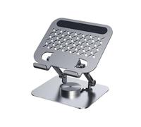 Supporto per tablet regolabile con rotazione a 360° per iPad Pro/Air, supporto pieghevole in lega di alluminio per telefono e tablet, compatibile con vari dispositivi per ufficio, lezioni online e