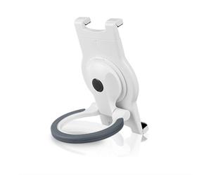 Supporto per tablet regolabile e pieghevole - Supporto da scrivania portatile con clip posteriore ad anello