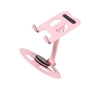 Supporto per tablet rotante in alluminio 360 con base antiscivolo Staffa pieghevole per telefoni/laptop Capacità 2 KG Supporto per tablet da ufficio in alluminio leggero