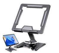 Supporto per tablet - Supporto in metallo cavo per computer portatile, supporto per tablet, supporto per tablet, staffa di montaggio stabile e pieghevole per uffici, cucine