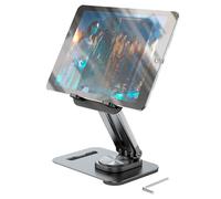 Supporto per Tablet Universale Girevole 360° Nero Questo Stand