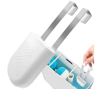 Supporto per tablet WC - Mensola organizer per bagno, per la pulizia del tablet, custodia compatta | Porta compresse per la pulizia del serbatoio del WC per casa, appartamento, scuola, dormitorio