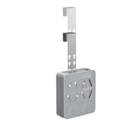 Supporto per tablet WC,Supporto per tablet regolabile con ganci di stoccaggio, supporto per tablet pulitori WC - Impedisce i blocchi del bagno casa scuola