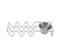 Supporto per taco dal design pratico per cuocere o grigliare facilmente le tue ricette preferite (3 griglie con tazza)