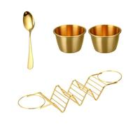 Supporto per taco, supporto per taco con cucchiaio per tazza per salsa, supporto per taco in acciaio inossidabile, set da portata multiuso per tacos, cavo, resistente al calore, sicuro per griglia