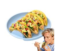 Supporto per tacos, con divisori, lavabile in lavastoviglie e adatto al microonde, vassoio per tortilla per pasti veloci, feste, cene in famiglia, hosting