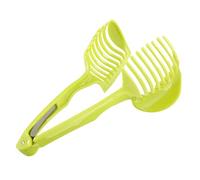 Supporto per tagliare il pomodoro Aiuto per affettare portatile Gadget da per frutta rotonda Verdura come pomodori Limoni Cipolle Realizzato in resistente materiale PP Leggero 90