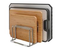 Supporto Per Tagliere: Supporto Per Tagliere, Taglie In Acciaio Inossidabile, Organizer In Acciaio Antiruggine | Per Uffici, Libri, File Per Cucina, Piano Di Lavoro, Pentole, Coperchi, Pentole E Pad