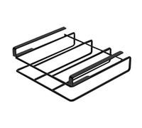 Supporto per taglieri sotto l'armadio, supporto per utensili da cucina per scaffali, gancio multiuso con ganci per carta da cucina, stracci, coperchio per pentole