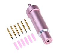 Supporto Per Taglierina Per Macchina Per Incisione Con Sei Taglierine Di Ricambio Placcate In Oro Per La Lavorazione Di Vinile, Cartoncino, Carta, Adesivi E Cartelloni Rosa