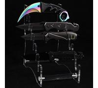 Supporto per taglierina, supporto per espositori per taglierina, per acrilico - Capacità 6 taglierine, supporto trasparente per caccia, display per cuor