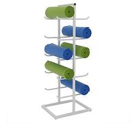 Supporto per tappetini da Yoga, Ampio Supporto da Pavimento per tappetini da Yoga e rulli in Schiuma, scaffale Organizer per Palestra Domestica per riporre tappetini da Esercizio e Pilates,