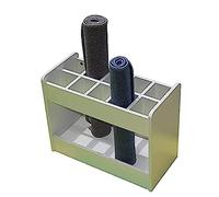 Supporto per tappetino da yoga, 10 scomparti per organizzare la casa e la sala di allenamento