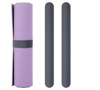 Supporto per tappetino da yoga, coppia di cinghie per il trasporto, 50 x 5 cm, in silicone, pratico supporto per il fissaggio del tappetino da fitness, organizzazione efficiente dell'allenamento