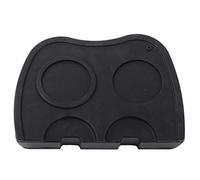 Supporto per tappetino pressino per caffè, tampone antiscivolo in silicone per polvere, nero da 4,4 once a 7,9 once, per baristi sui banchi da lavoro del caffè (Nera)