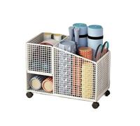 Supporto Per Tappetino Yoga Cesto portaoggetti for tappetino yoga, organizer for attrezzature sportive e fitness, resistente, con rullo, grande capacità(Landing Style)