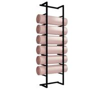 Supporto per Tappetino Yoga in Metallo con Supporto per Rullo in Schiuma, Supporto per Tappetino Yoga, Facile da Montare a Parete, Adatto per riporre tappetini da Yoga a Parete in Palestra,