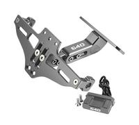 supporto per targa bici Per 640LC4 SM SUPERMOTO DUKE ENDURO Supporto Portatarga Regolabile Con Indicatore Di Direzione(L)